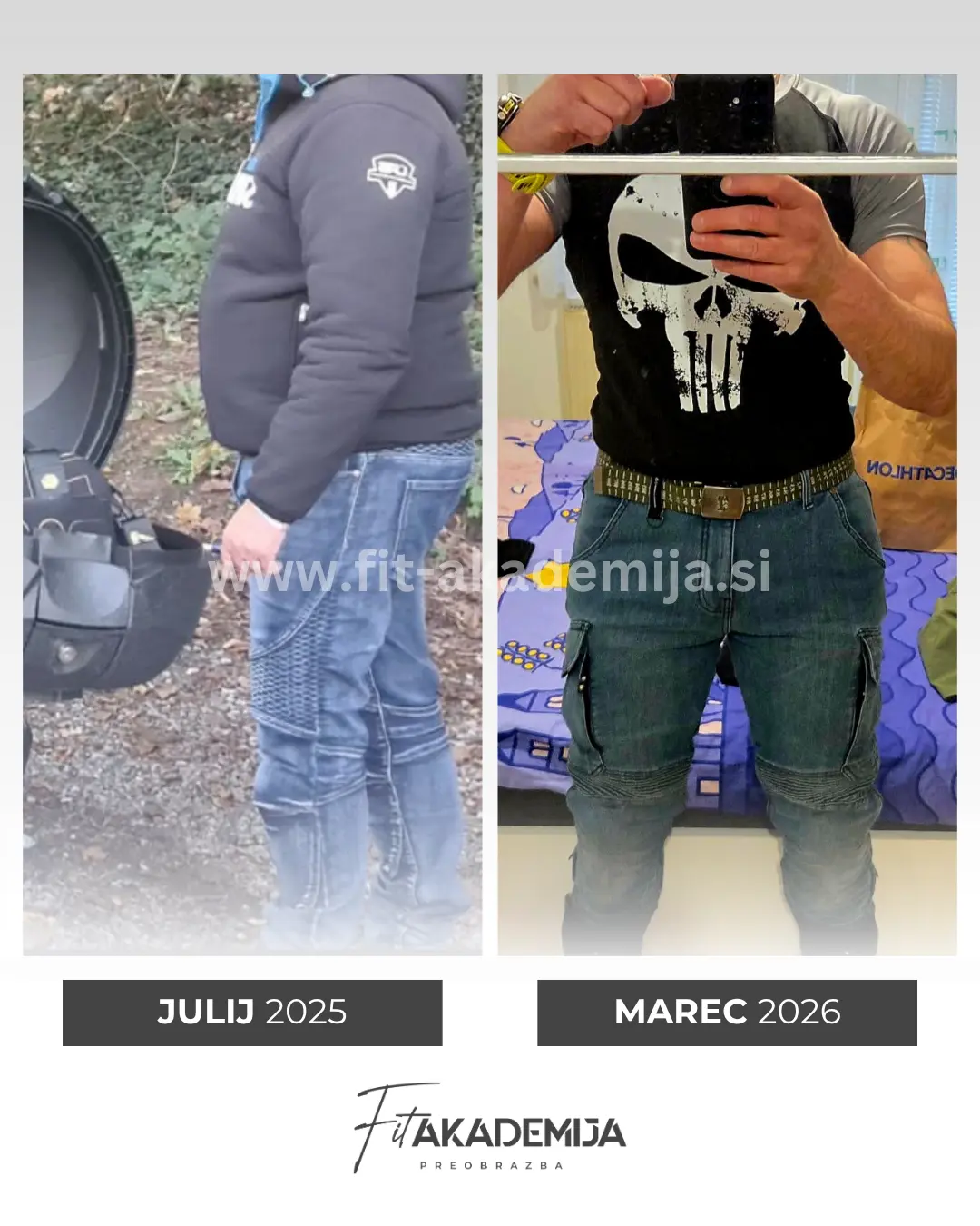 Prej in potem — udeleženka Fit Akademije